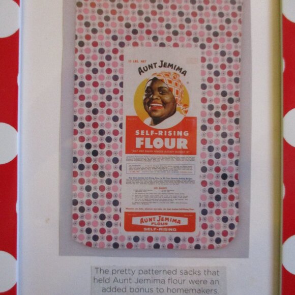 FINAL SALE! Aunt Jemima Self-Rising Flour. Framed paper copy of advertising. - Picture 2 of 6